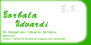 borbala udvardi business card